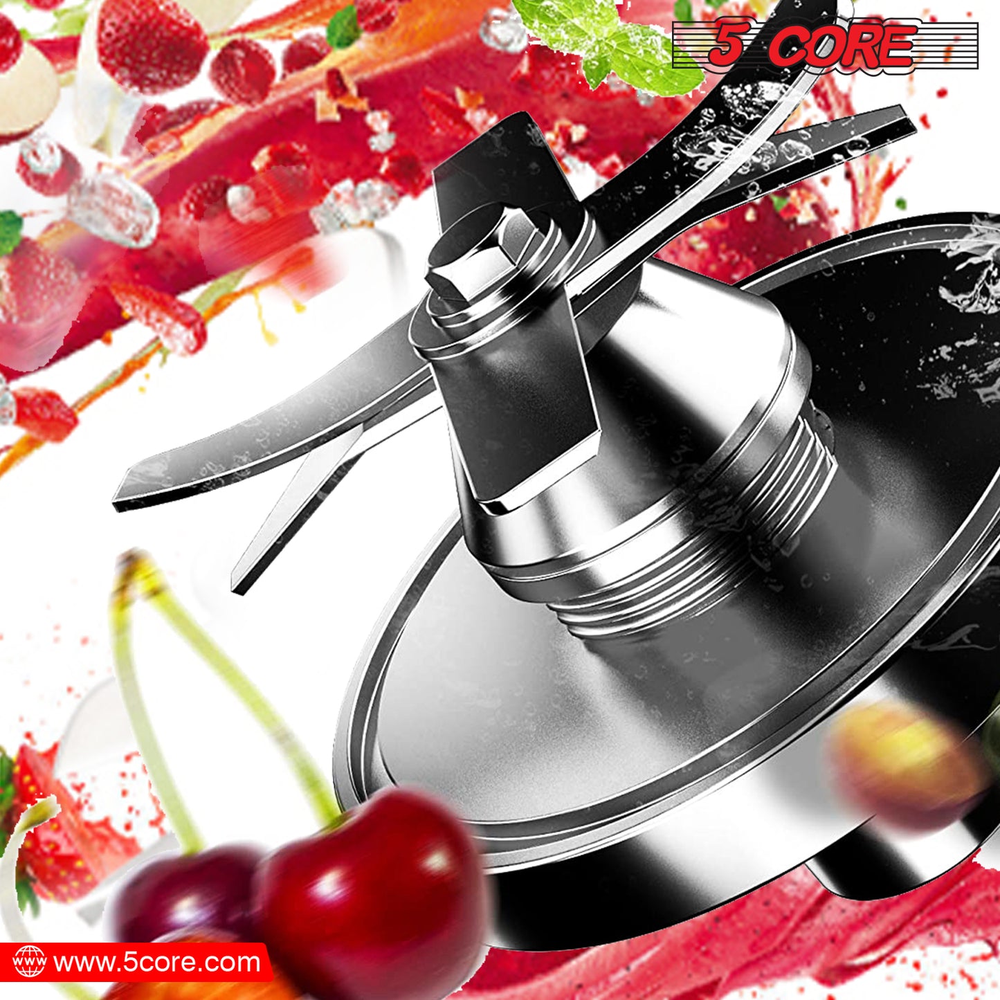 Personal Blender for Shakes & Smoothies/ Portable Blender 68 Oz Capacity, Titanium Blade, Travel Cup & Lid/ Heavy-Duty Portable Blender & Food Processor Ideal for Juices, Baby Food- JB 2000 M