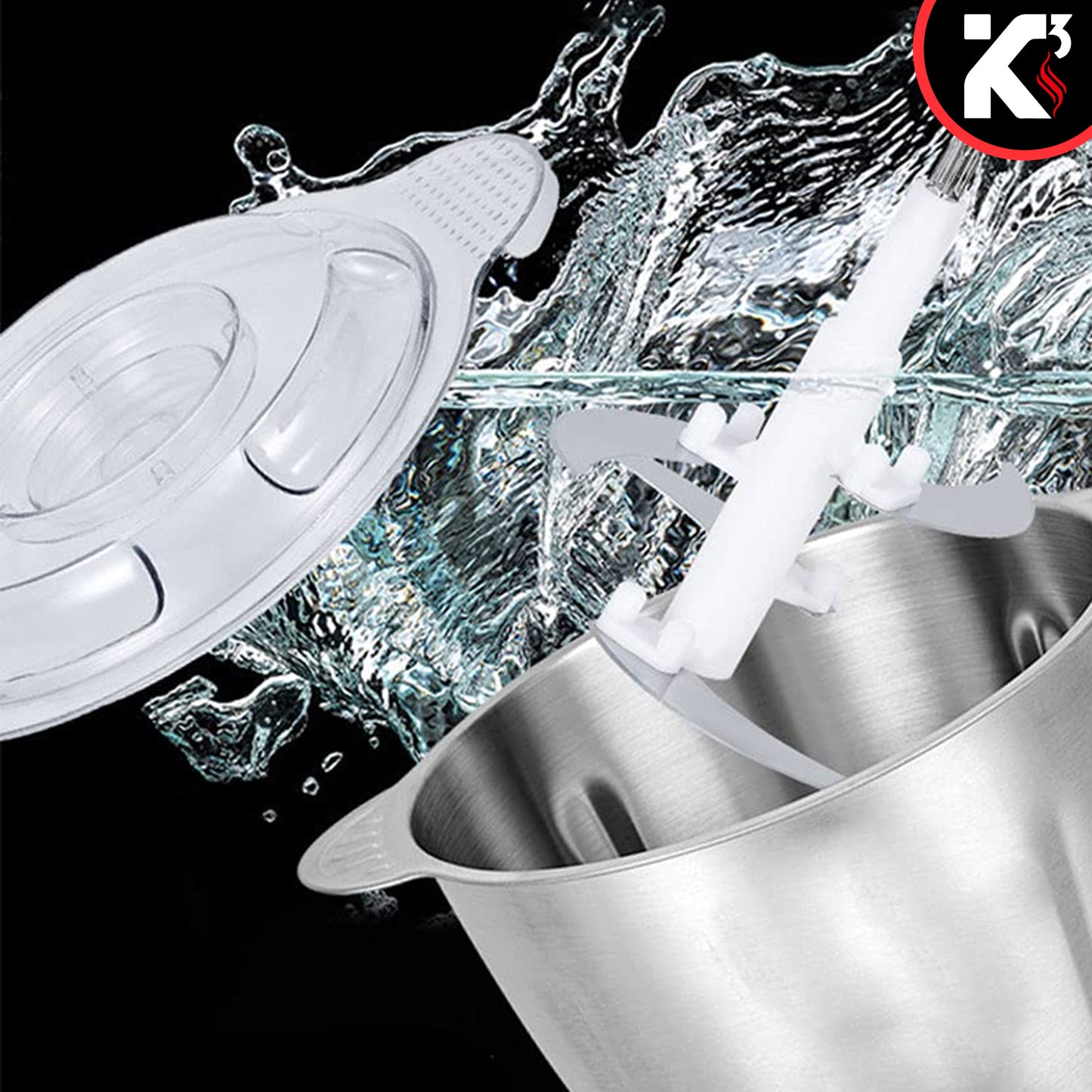 Kcubeinc Food Processor 300W Motor/ Electric Chopper Heavy Duty Meat Grinder/ 12 Cup Capacity, Stainless Steel Bowl With 2 Speed for Vegetables, Fruits, Nuts, Coffee Beans, Lean Ground Meat- MG S SSB