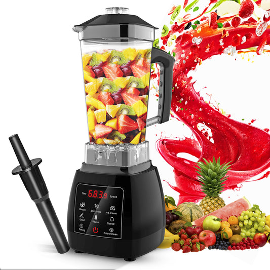 Personal Blender for Shakes and Smoothies/ Portable Blender with 68 Oz Capacity with Travel Cup and Lid/ Heavy-Duty Portable Blender & Food Processor Ideal for Juices, Baby Food- JB 2000 D