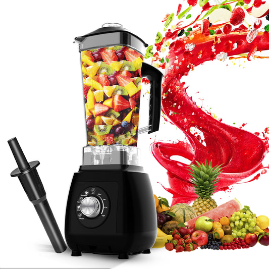 Personal Blender for Shakes & Smoothies/ Portable Blender 68 Oz Capacity, Titanium Blade, Travel Cup & Lid/ Heavy-Duty Portable Blender & Food Processor Ideal for Juices, Baby Food- JB 2000 M