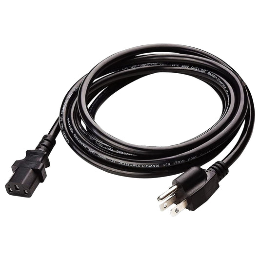 5Core Extra Long AC Wall Power Cord for Led TV Computer PS3 - PS5 6Feet 3 Prong PC 1001