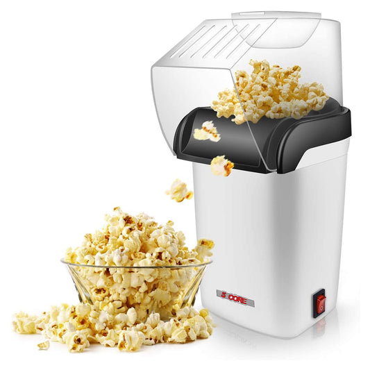 Kcubeinc Popcorn Machine Hot Air Electric Popper Kernel Corn Maker Bpa Free No Oil POP W