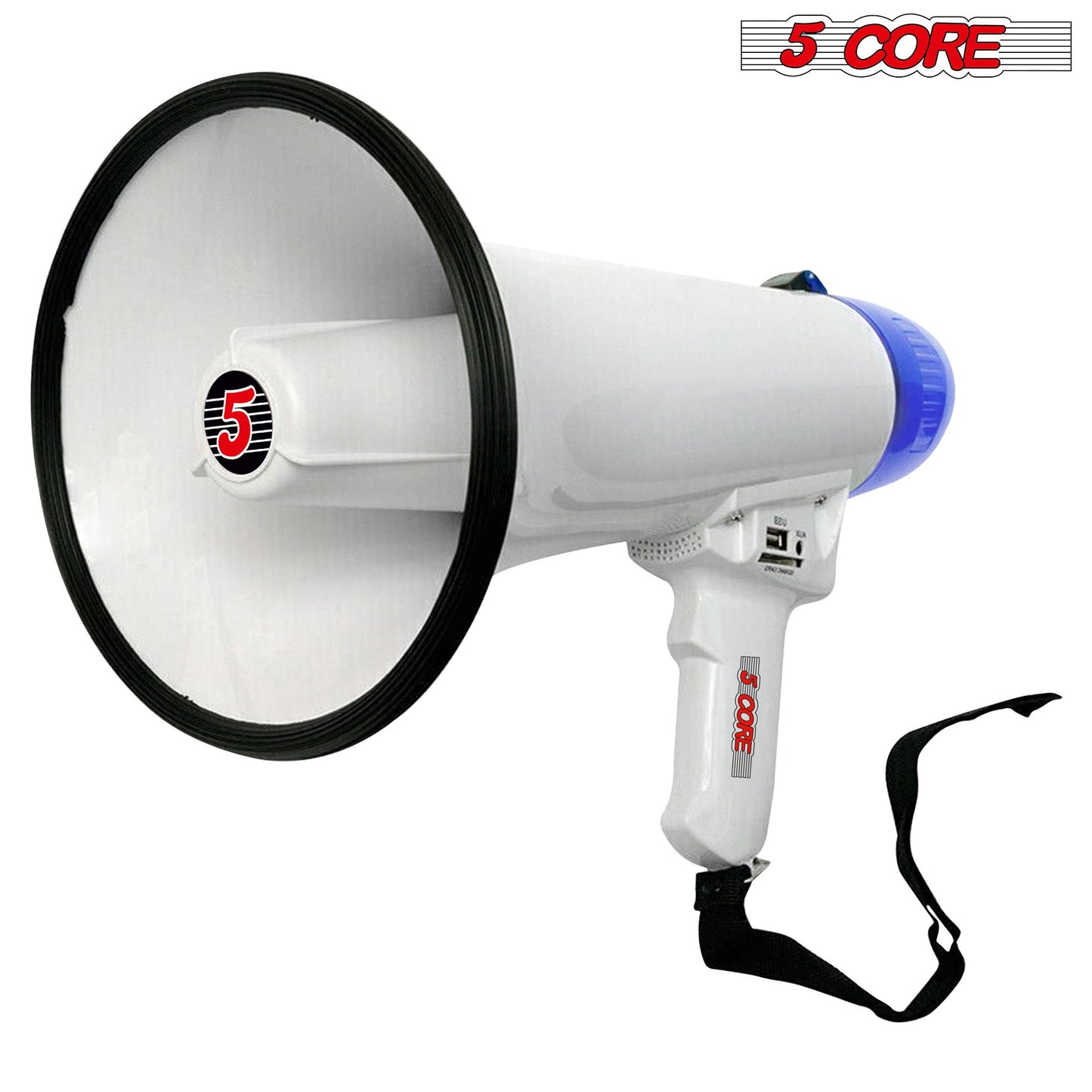 20 Watt Professional Megaphone 2 pack Clear & Far Reaching Sound- Multi-Function with, Recording, Siren, Volume Control|Indoor & Outdoor Sports, Emergency Response - 20R-USB WoB